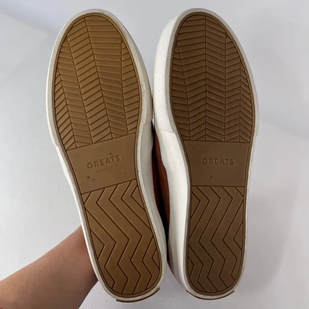 Greats Brooklyn Wooster Slip On Sneaker Canvas Brown